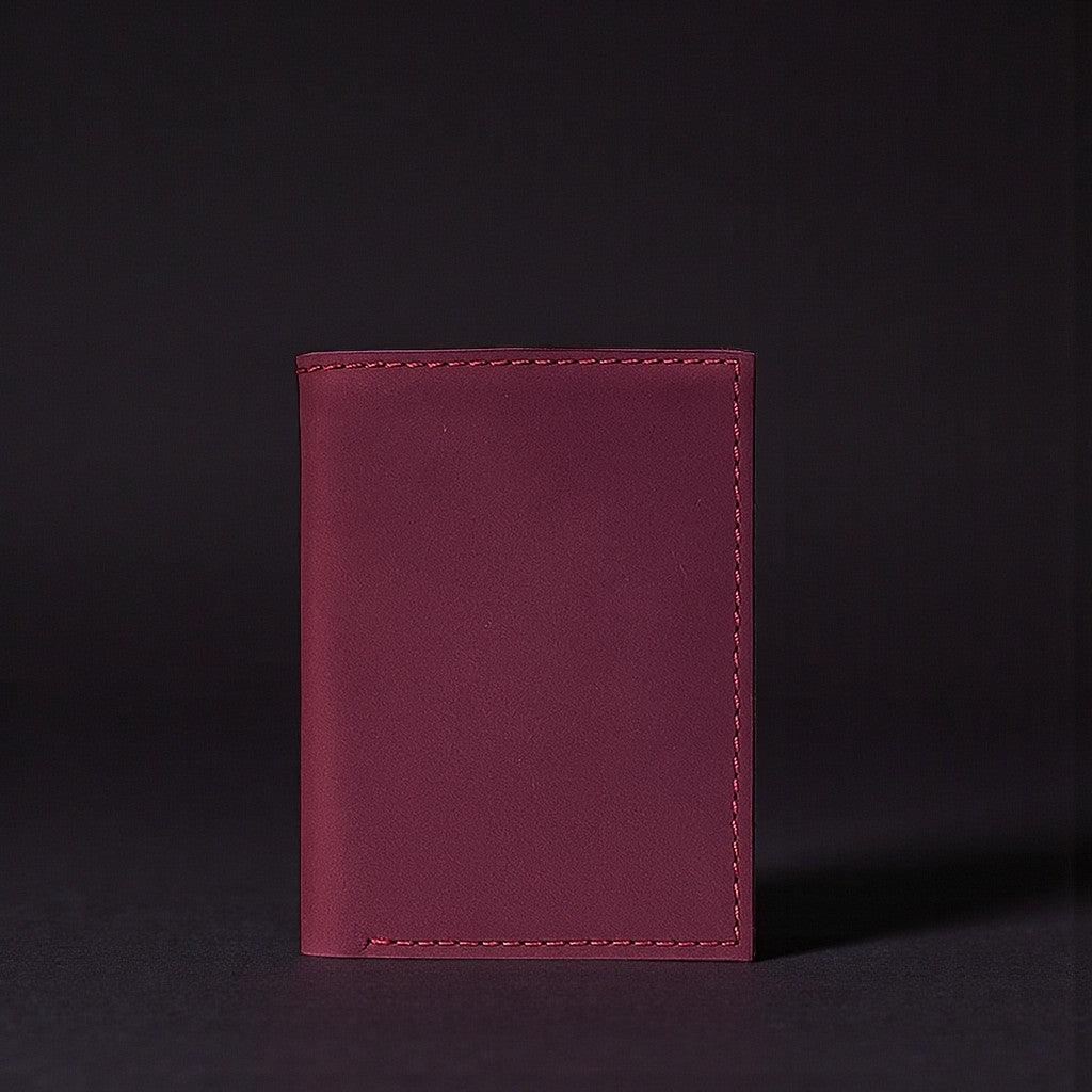 Meraki - Brown Full Grain Leather Trifold Wallet
