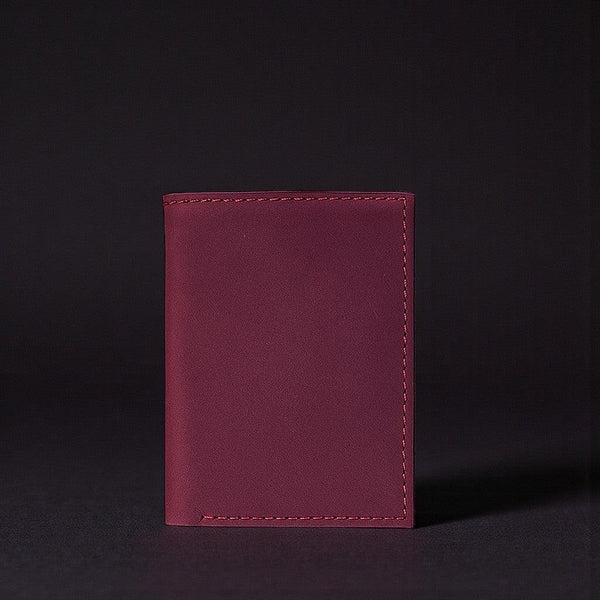 Meraki - Brown Full Grain Leather Trifold Wallet