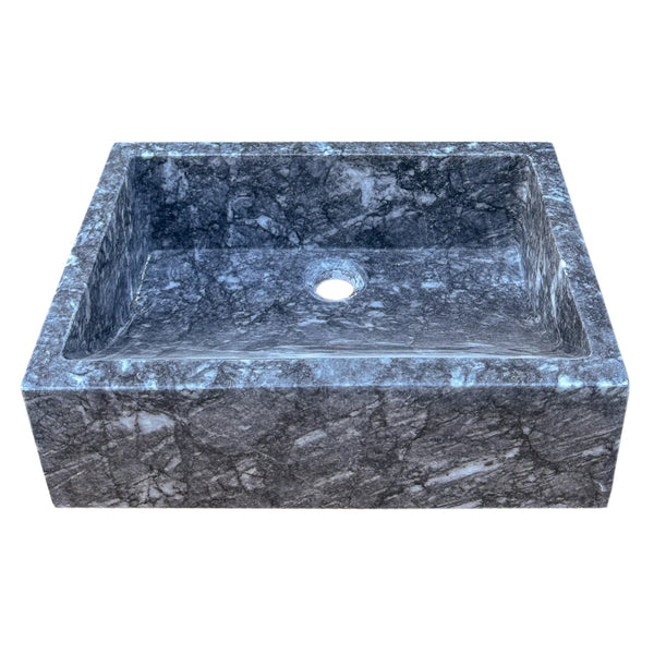Bursa Gray Marble Rectangular Stone Sink Polished (W)12