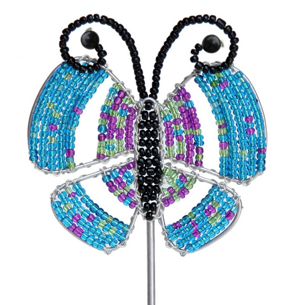 Butterfly Pot Stake Beadworx by Extol Accessories
