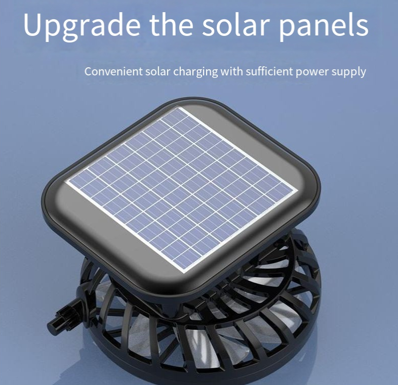 Camper Solar Fan Hat Fishing Hat Men's Outdoor Mountaineering UV Protection Sunshade Fishing Hat with Fan