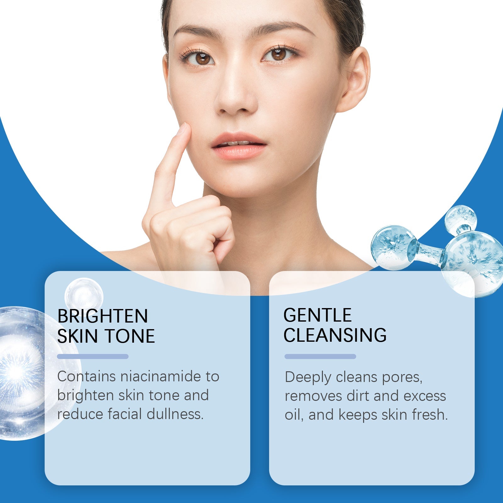 Glycolic Acid Rejuvenation Cotton Sheet For Facial Skin Deeply Cleans Pores, Nourishes, Repairs And Moisturizes Skin Care