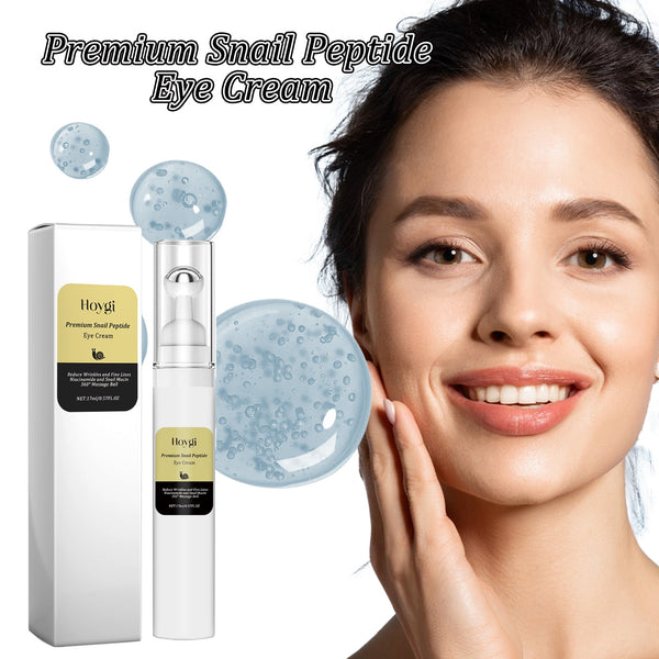 Premium Snail Peptide Eye Cream, Elastic Muscle To Reduce Puffiness And Fine Lines Around The Eye Skin Roller Massage Care Eye Cream