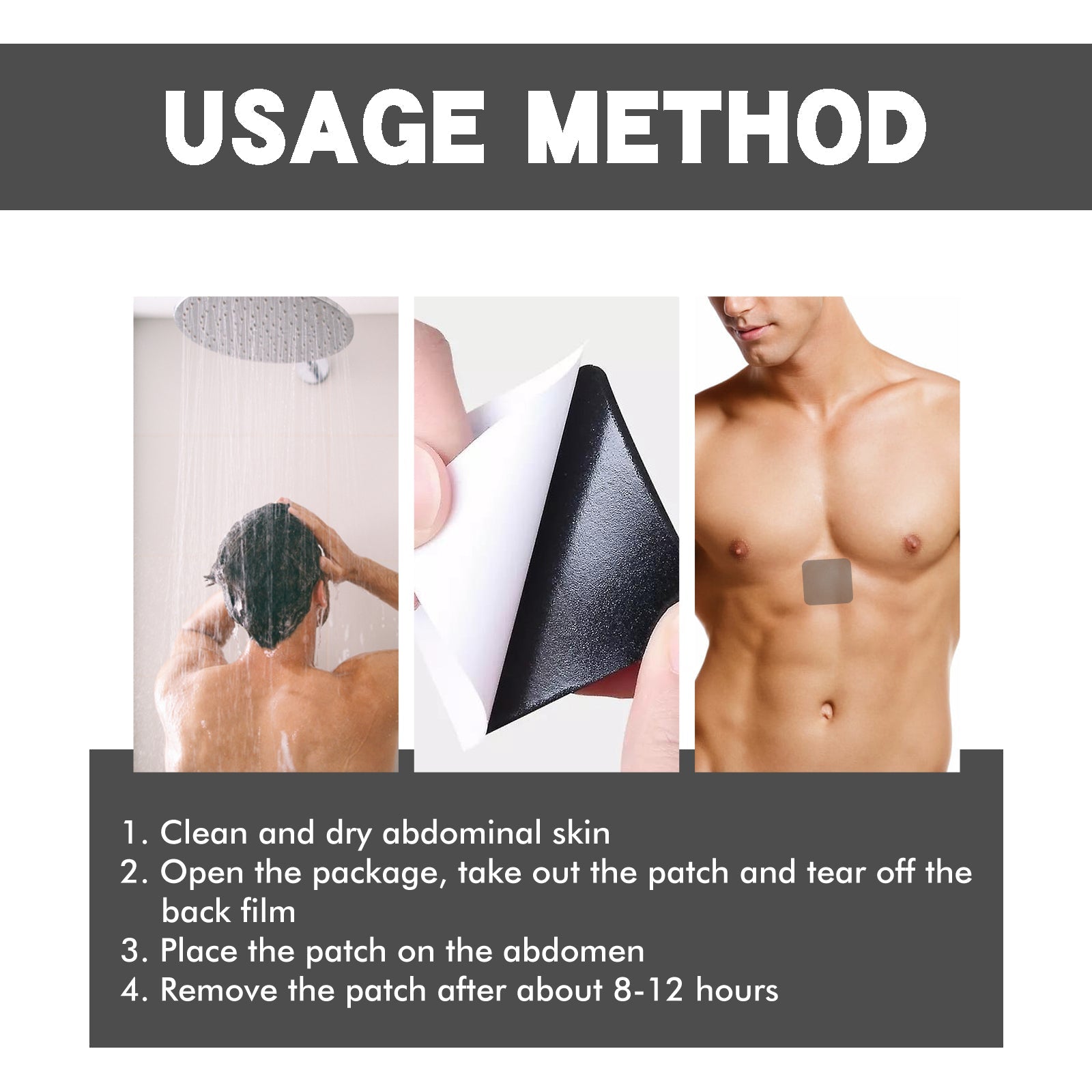 Herbal Lung Deep Cleaner Patch, Relieve Fatigue And Discomfort Relax Body Care Patch