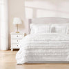Belle Comforter Set - Queen / White