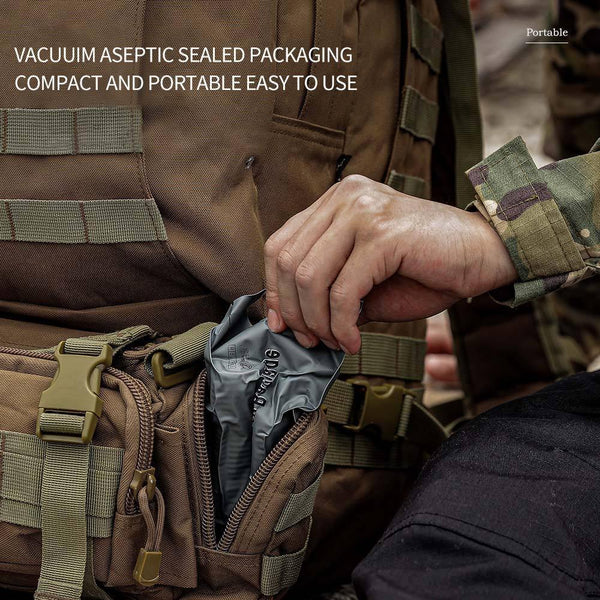 Outdoor Elastic Tactical Tourniquet Camping Supplies First Aid Training Trauma Vacuum Pressurized Israeli Bandage