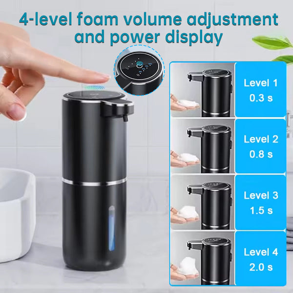 Touchless Sensor Soap Dispenser for Bathroom & Kitchen. Offers Foam and Liquid Modes.