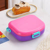 INS portable compartment lunch box bento box lunch box - Pink Purple