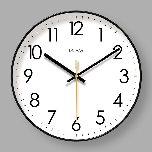2025 New 10/12/14 - inch Electronic Calendar Wall Clock. Monitors temp & humidity. Dual - display. Mute. Quartz movement.
