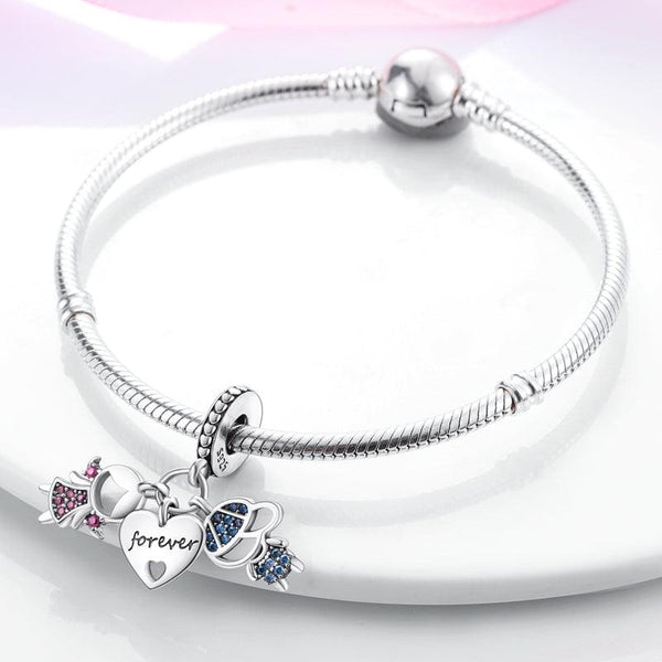 Original 925 Sterling Silver Beaded DIY Bracelet Necklace Jewelry Accessories