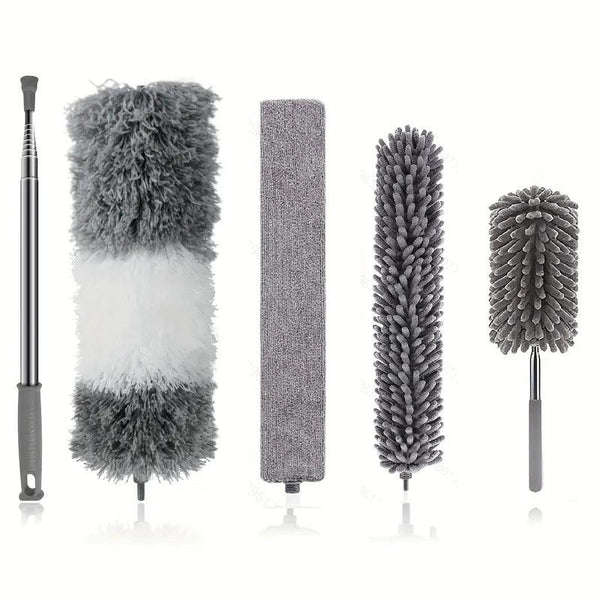 Duster for Home Dusting and Ceiling Cleaning with Extendable Handle