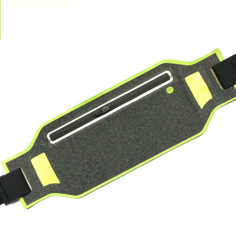 Outdoor unisex sports running mobile waist bag, waterproof Lycra close fitting ultra-thin waist bag