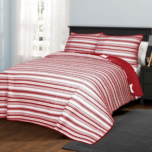 Star Reviersible 2 Piece Quilt Set Twin Size