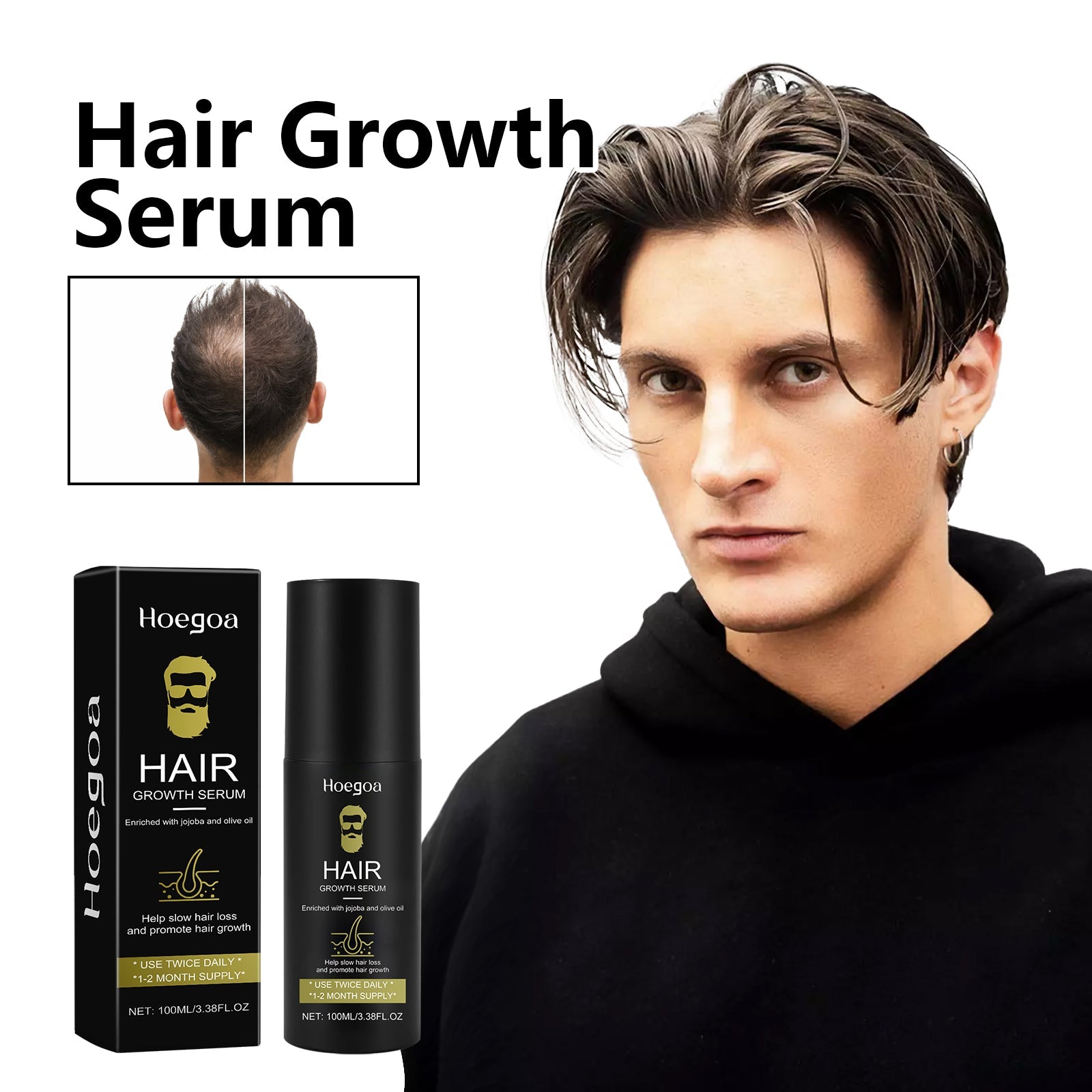 Hair Conditioner For Men, Hair Protection Hair Repair Nutrition Moisturizing Thick Scalp Massage Treatment
