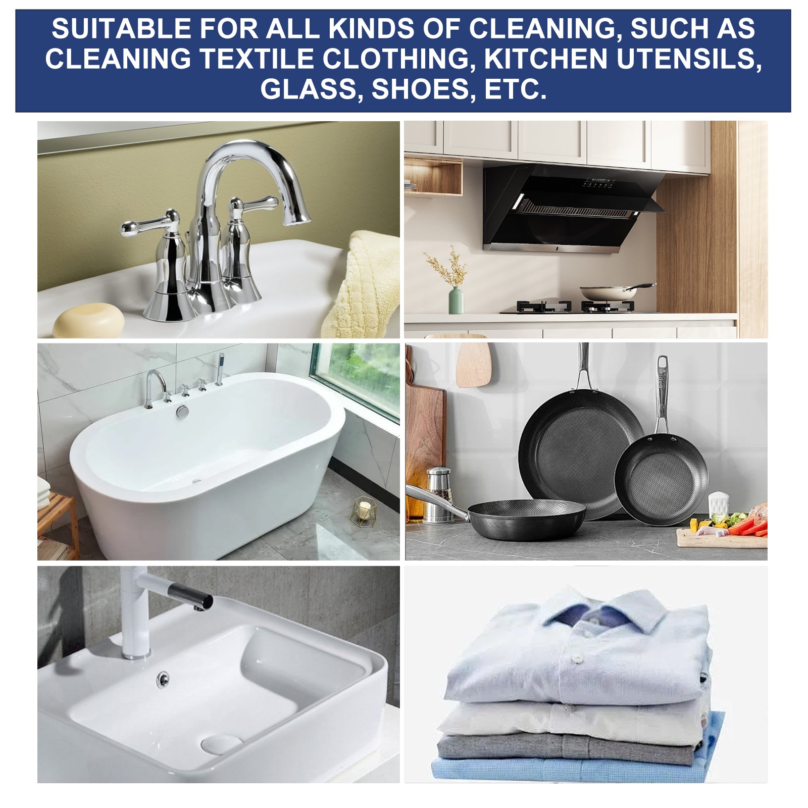 Multi-Functional Bio-Enzyme Cleaning Tablets, Bathroom Kitchen Multi-Functional Stain Cleaning Stainless Steel Rust Remover