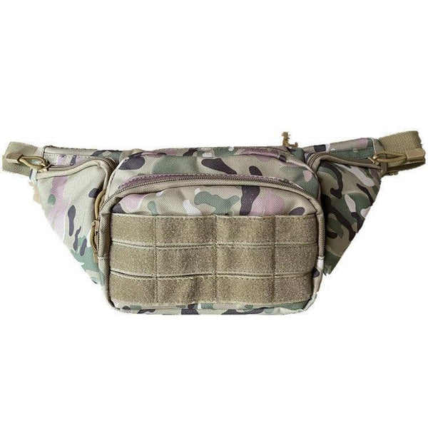 Multi functional tactical waist bag invisible gun bag outdoor cycling running mountain climbing waterproof waist bag