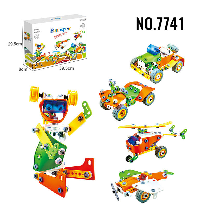 Kids Building Blocks STEM Toys for 4+ Boys Birthday Gifts Educational Autism Sensory Toy Building Set Creative Learning Games