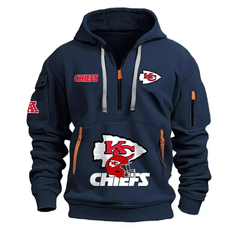 Men's Amazon Multi Pocket Zipper Hoodie