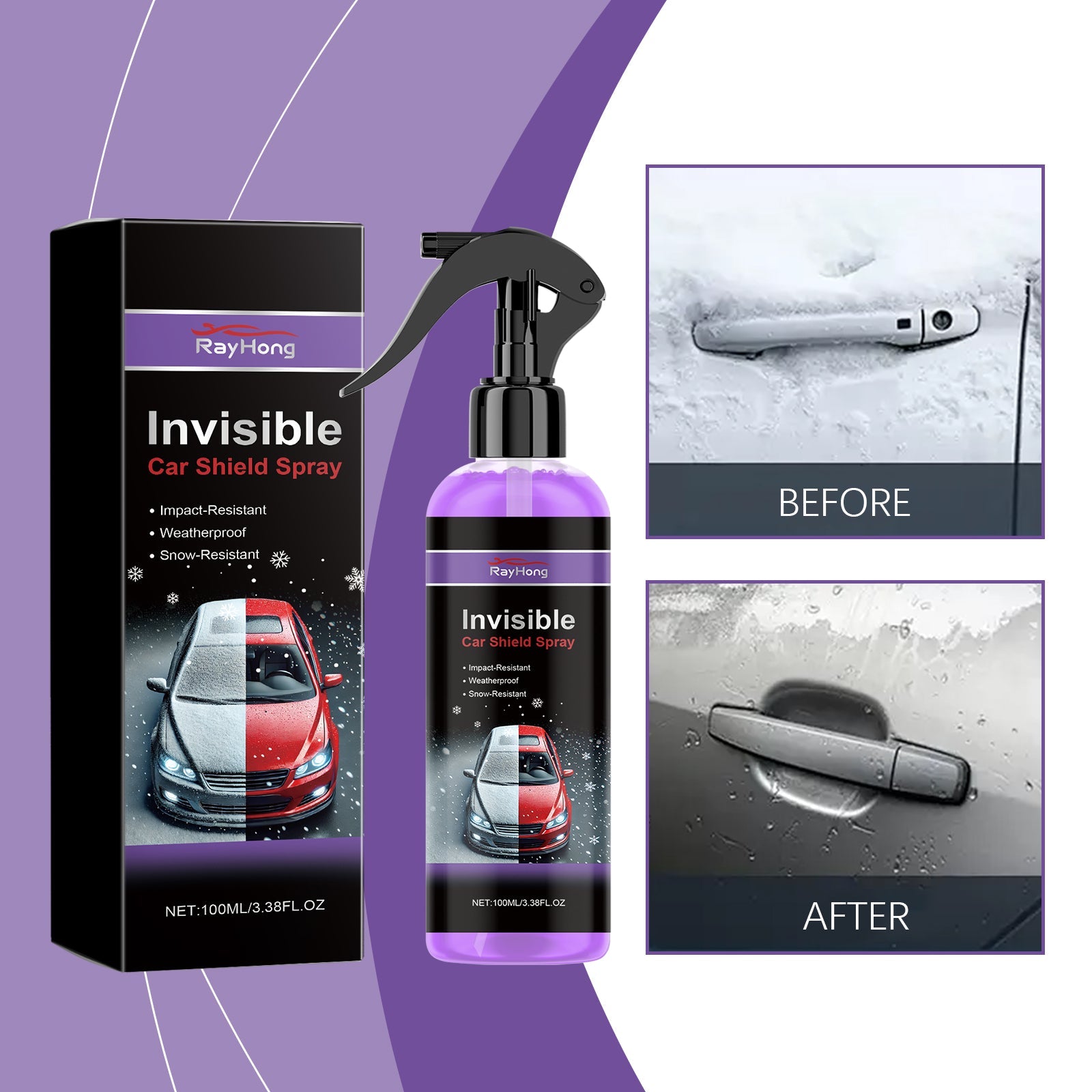 Car Coating Protective Spray Anti-Scratch Enhanced Gloss Paint Coating Spray Car Paint Maintenance
