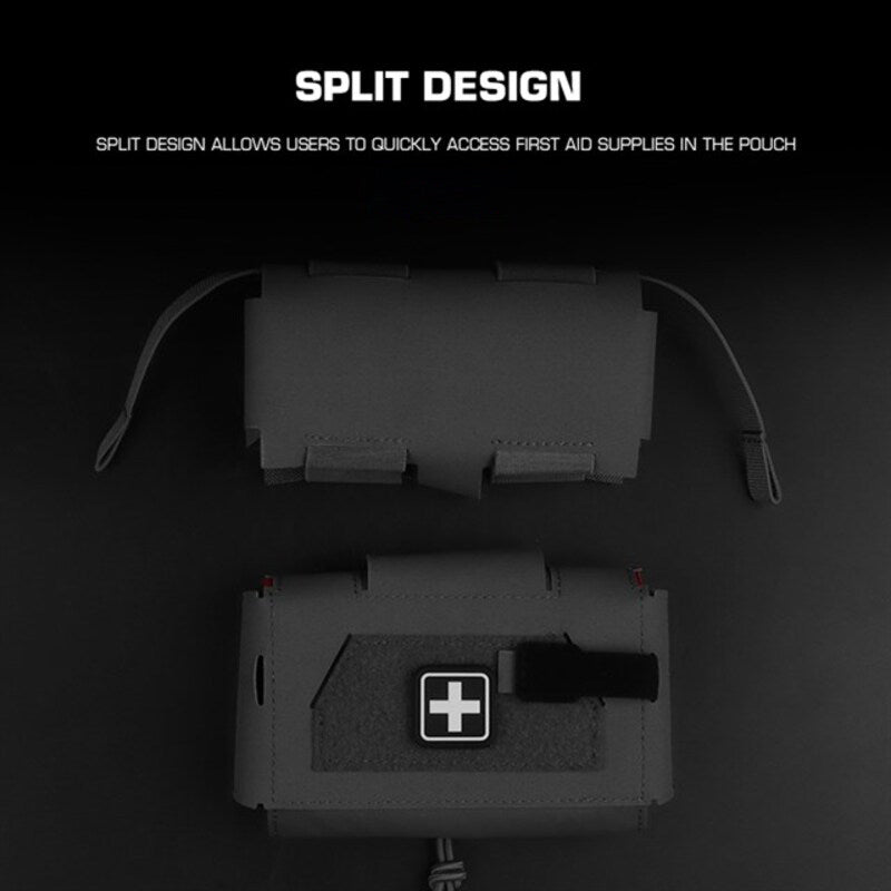 Compact Trauma Bag V3 GEN3 Style Agilit MD2 IFAK Tactical Medical First Aid Bag for Hunting Vest Plate Carrier Belt