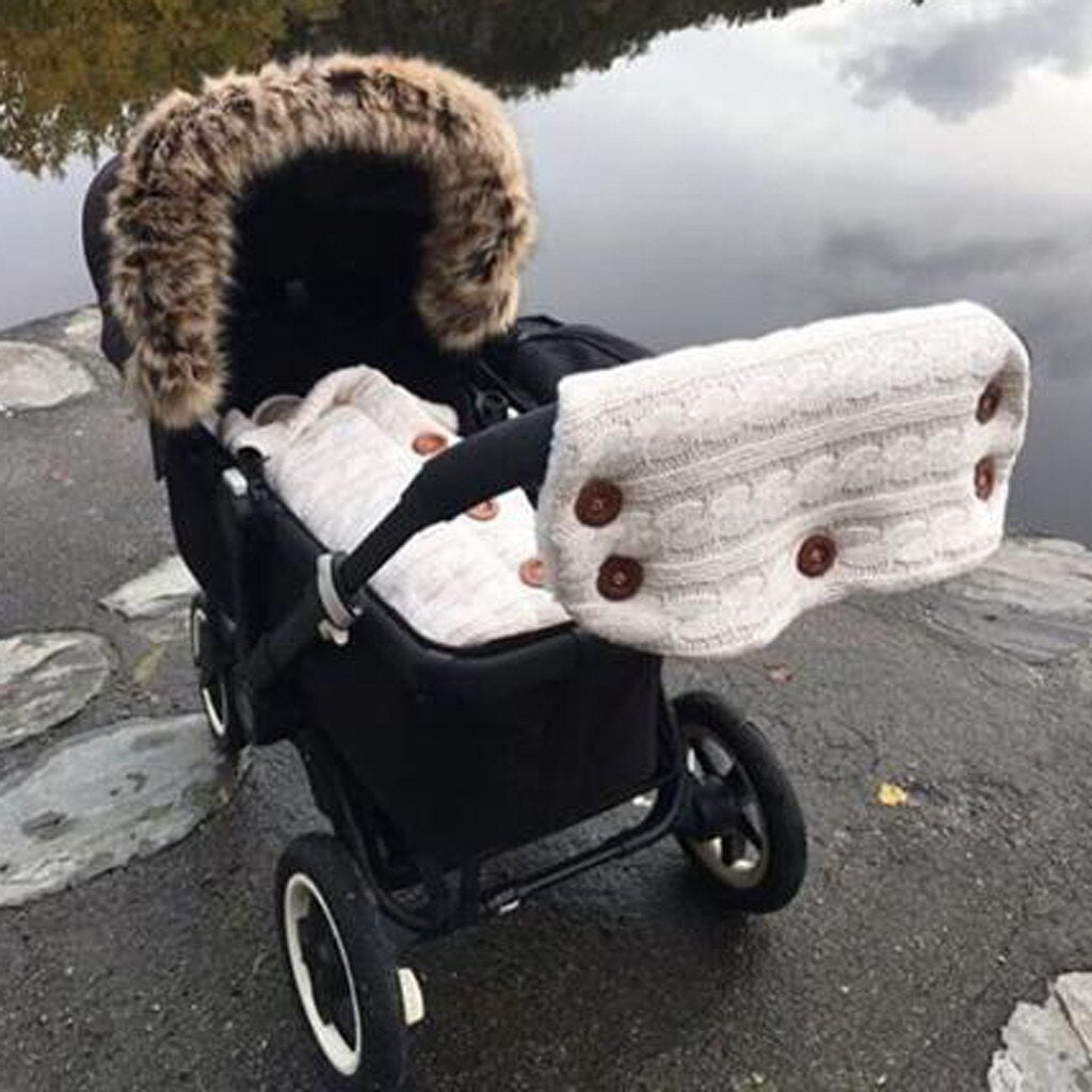 Infant Baby  Swaddle Sleeping Bag Cute Soft Sleep Sack Stroller Wrap+Stroller Gloves