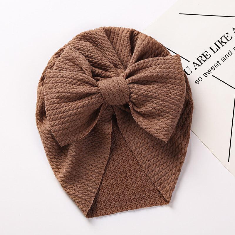 Pit Strip Children's Hat Double Bow Baby Baotou Cap Baby Warm Indian Tire Cap