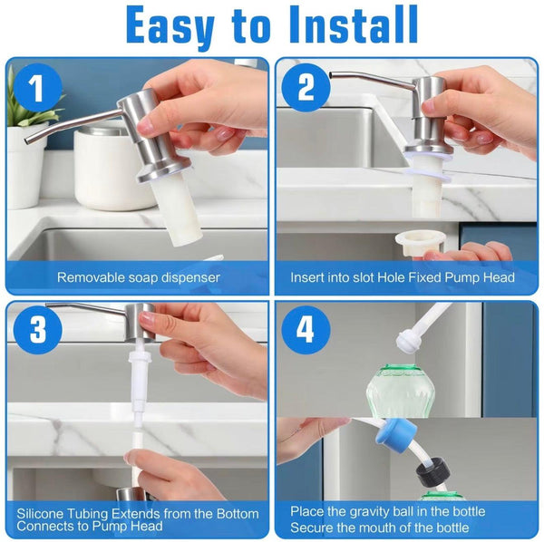 RefillEase Sink Soap Dispenser