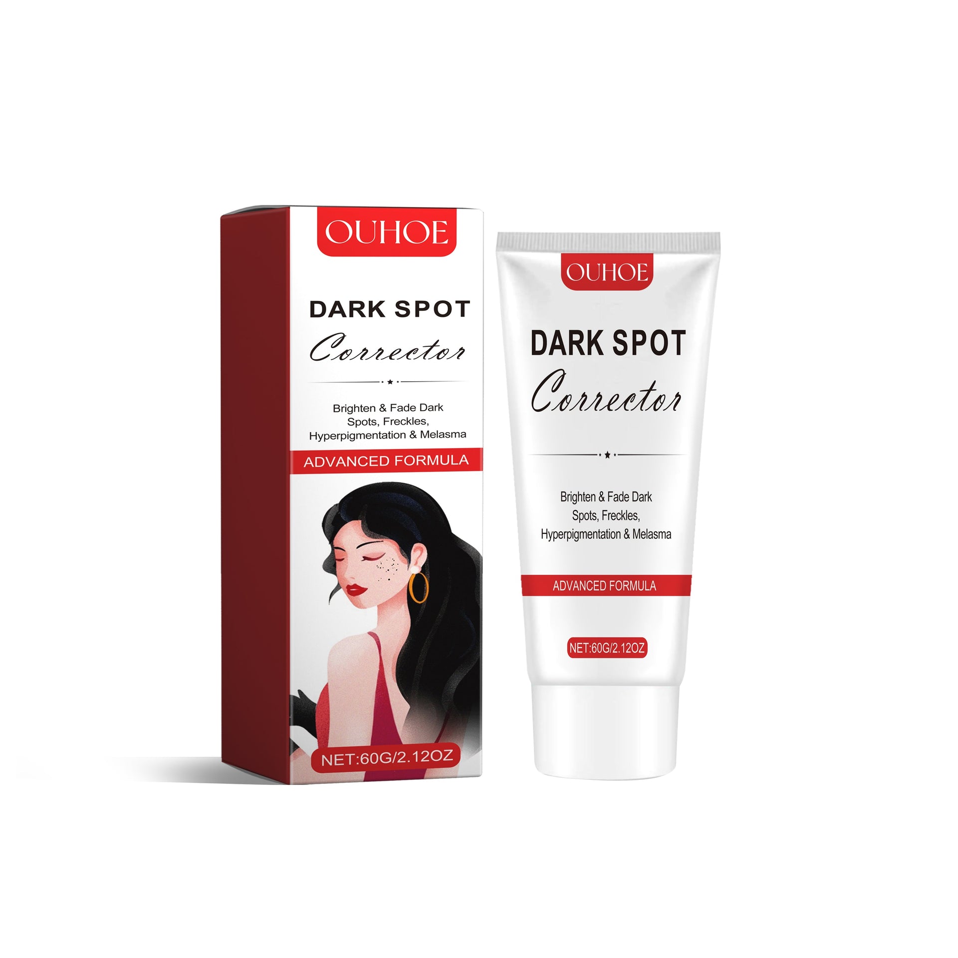 Dark Spot Whitening Cream, Lightening Yellow Brown White Spot Cream Dark Spots Correct Skin Tone Moisturize Skin Whitening