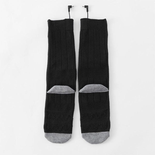 Heating socks, warm electric socks, USB charging long tube skiing socks, men's and women's winter heating and foot warming socks