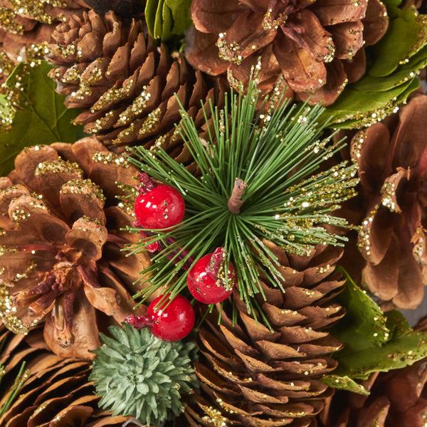 *CLEARANCE SALE* 18.5'' PINE CONE WREATH V.I.P Digital Presence