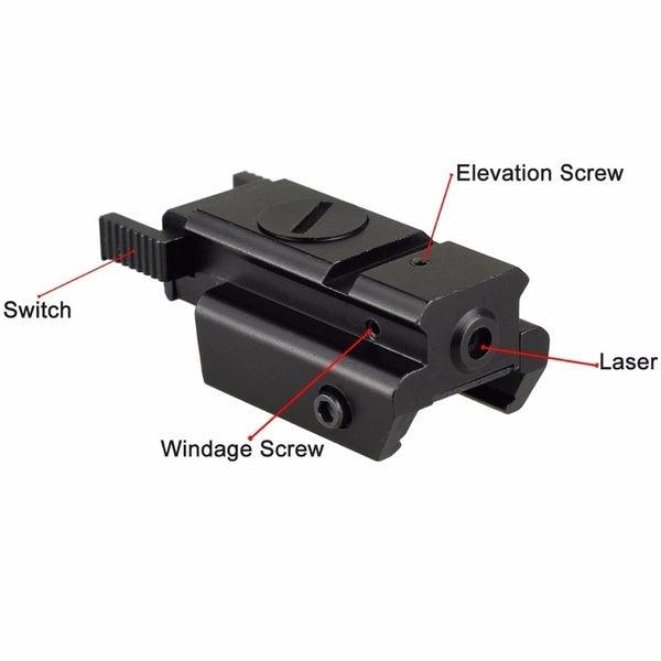 11mm/20MM mini Low Base Hanging Infrared Laser Sight Adjustable Green Laser Sight