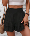 Smocked Layered Shorts