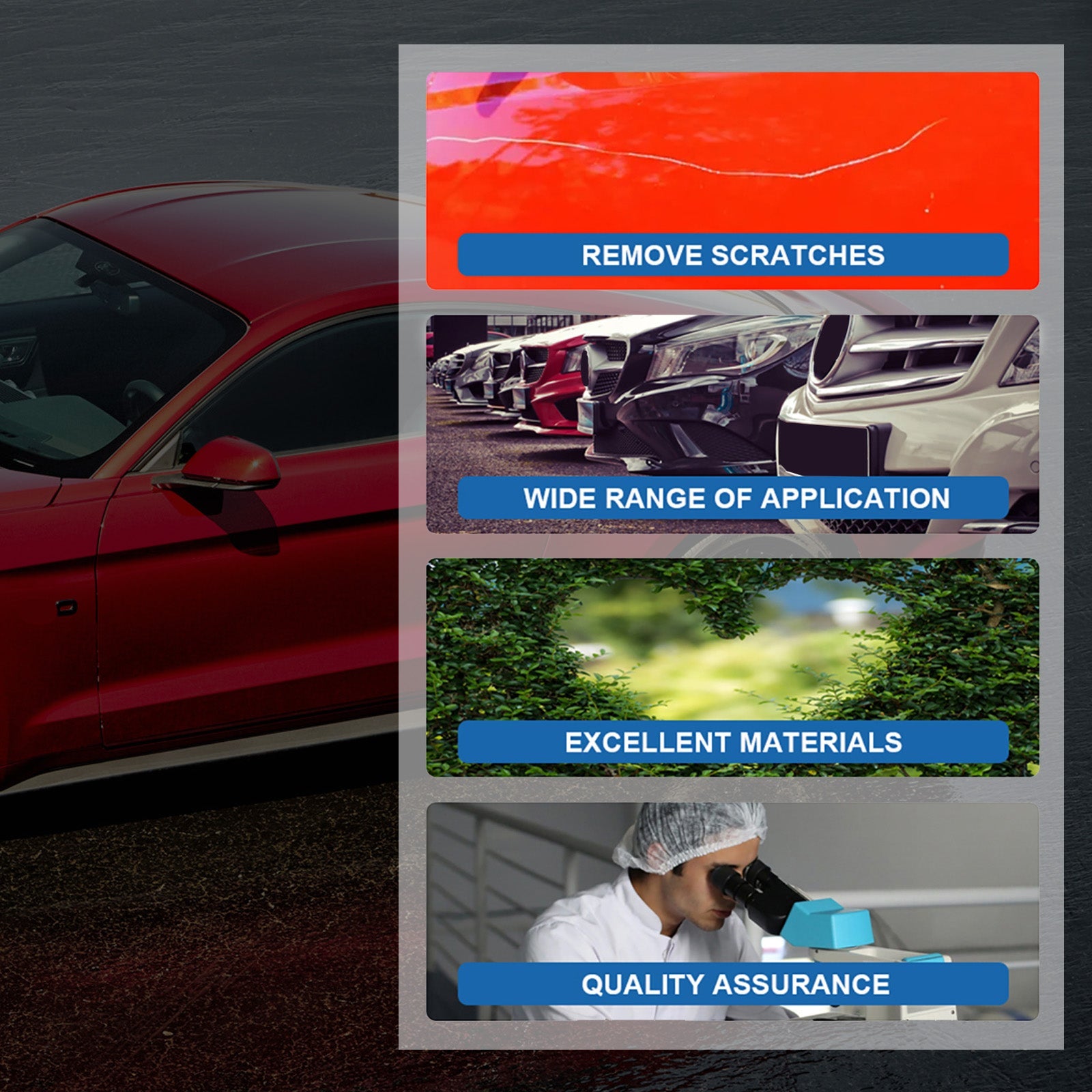 Car Scratch Remover, Car Paint Scratches Repair And Repair Paint Polishing And Refurbishing Maintenance Agent
