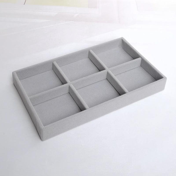 Velvet Stackable Jewelry Organizer, Portable for Rings, Earrings and Necklaces.