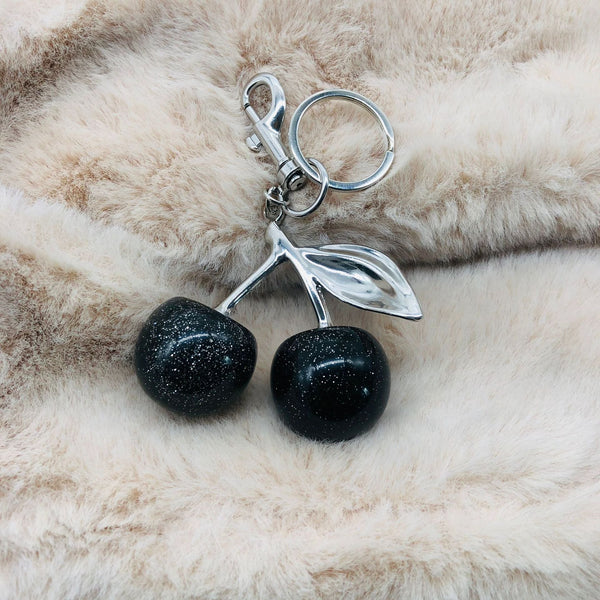 Cherry car keychain high-end women's bag pendant backpack pendant Christmas Halloween