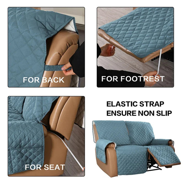 1 2 3 Seater Water Repellent Recliner Sofa Covers Pet Kid Sofa Mat Lazy Boy Armchair Cover Relax Lounger Slipcover Couch Towel - Gifts for You 'n Me