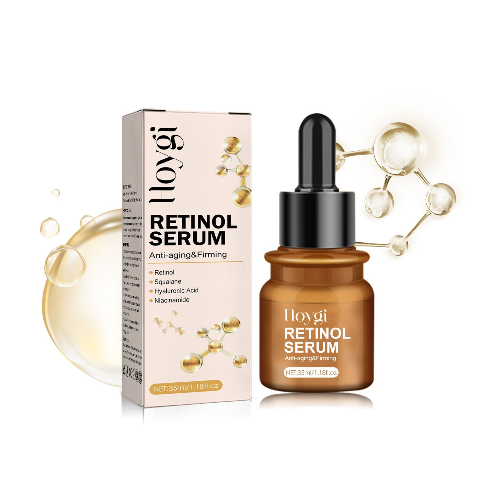 Retinol Anti-Wrinkle Essence Reduces Fine Lines, Firming, Moisturizing And Brightening Anti-Aging Essence