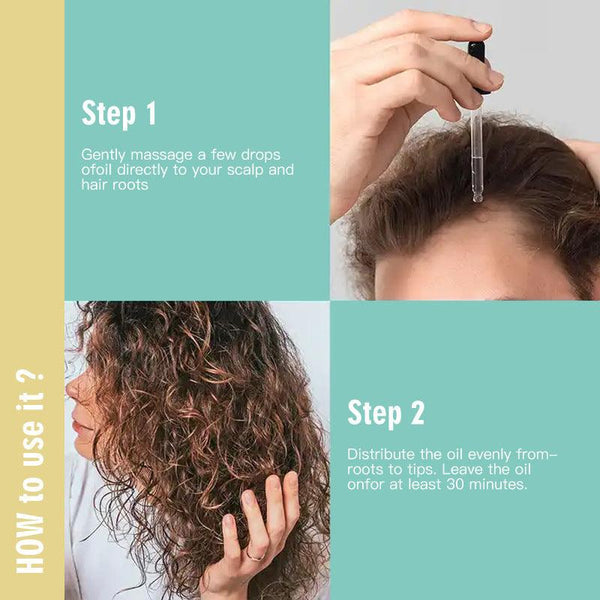 HAIR OIL Improves Dry Hair Organic Rosemary Hair Care Essential Oil