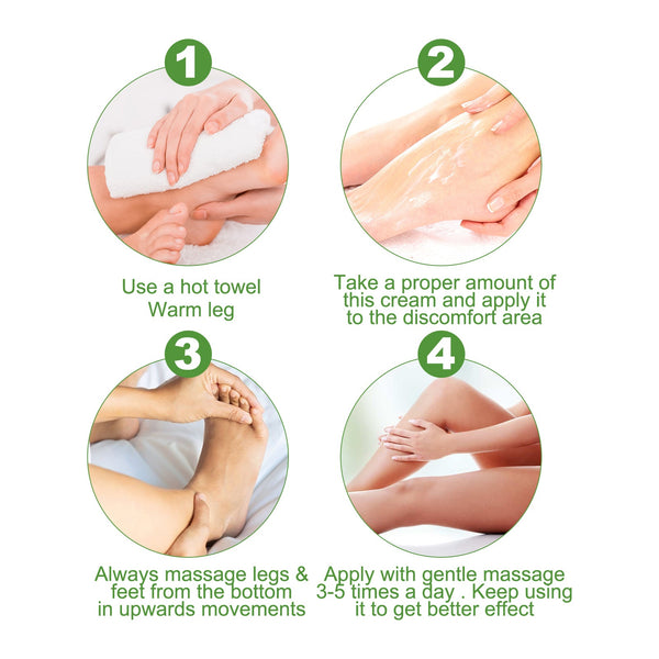 Leg Care Cream Soothing Leg Discomfort Gentle Pamper Moisturizing Massage Leg Care Cream