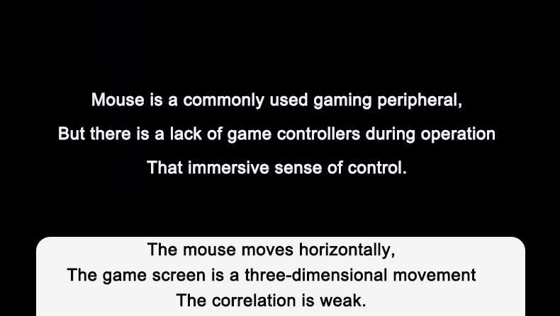 Shooting Game Mouse Gun style Vertical Handle Grip Trigger Features Pistol Vertical Dedicated Wired Peripheral