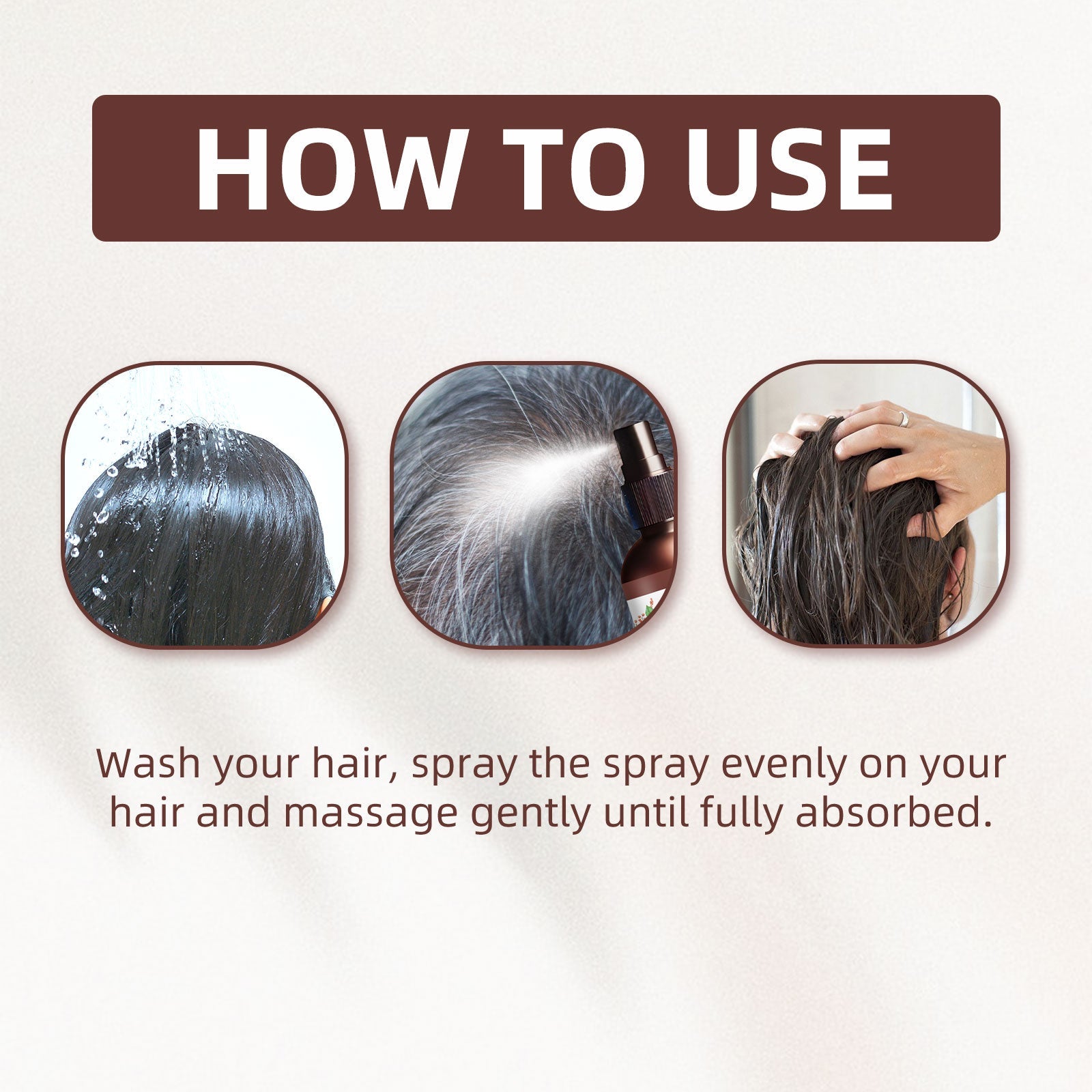 Polygonum Spray, Moisturizing Hair Smooth Shine Thick Solid Hair Black Hair Conditioning Spray