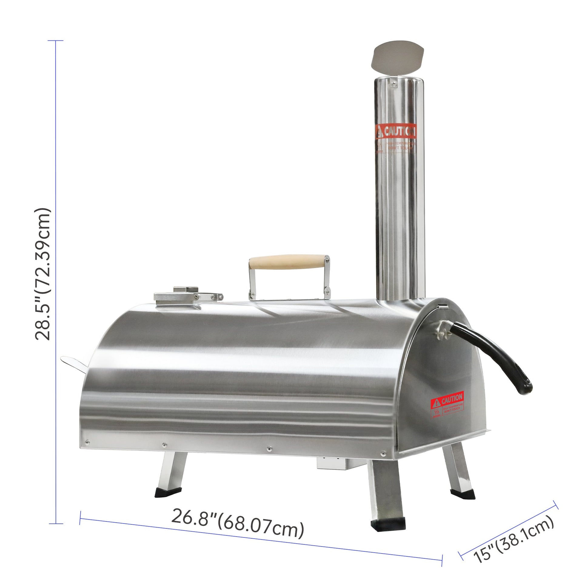 Silver Pizza Oven Outdoor 12