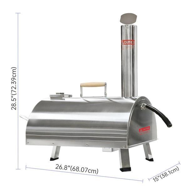 Silver Pizza Oven Outdoor 12