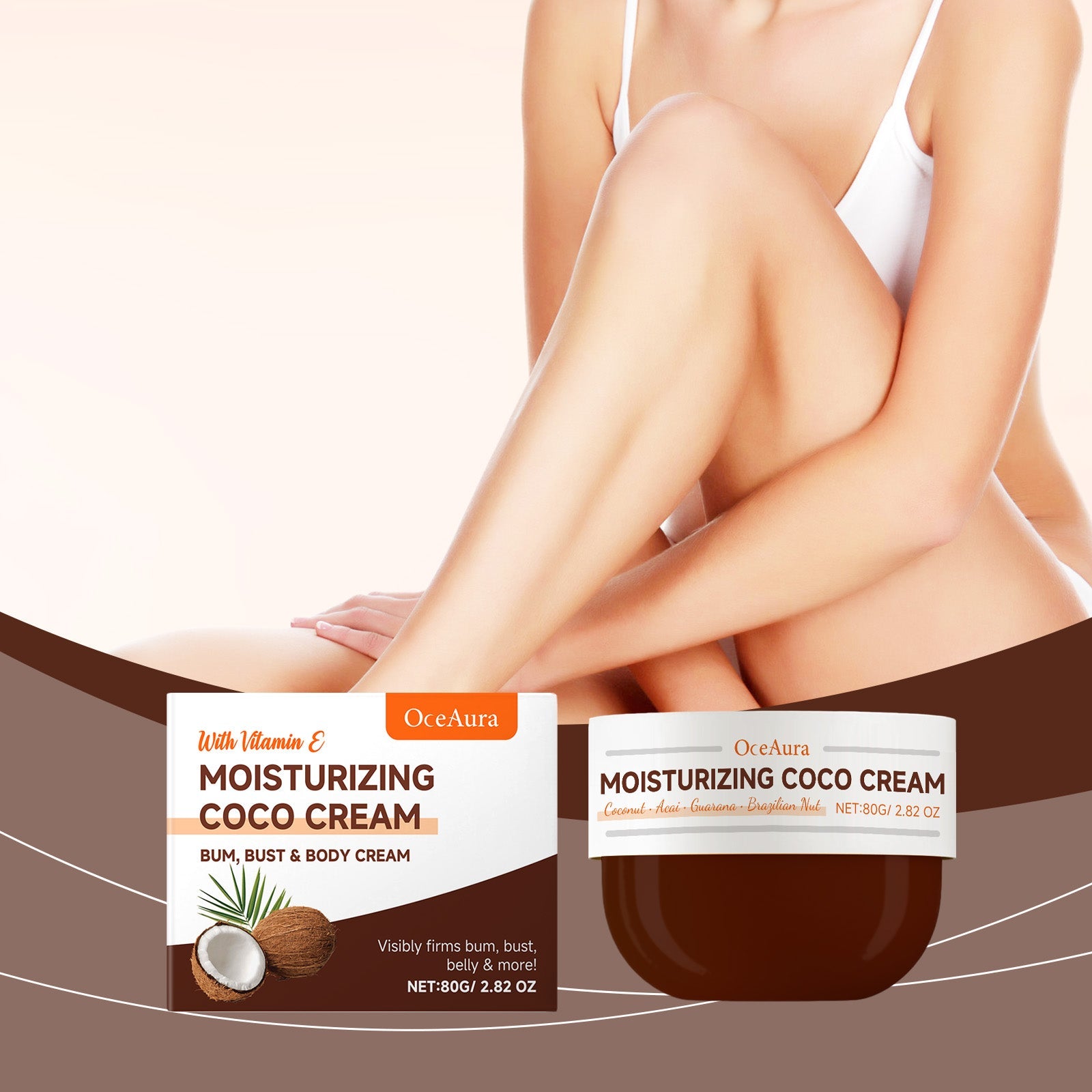 Coconut Oil Moisturizer Moisturizes Body Skin To Improve Dry Skin Elastic Moisturizing Skin Care Cream