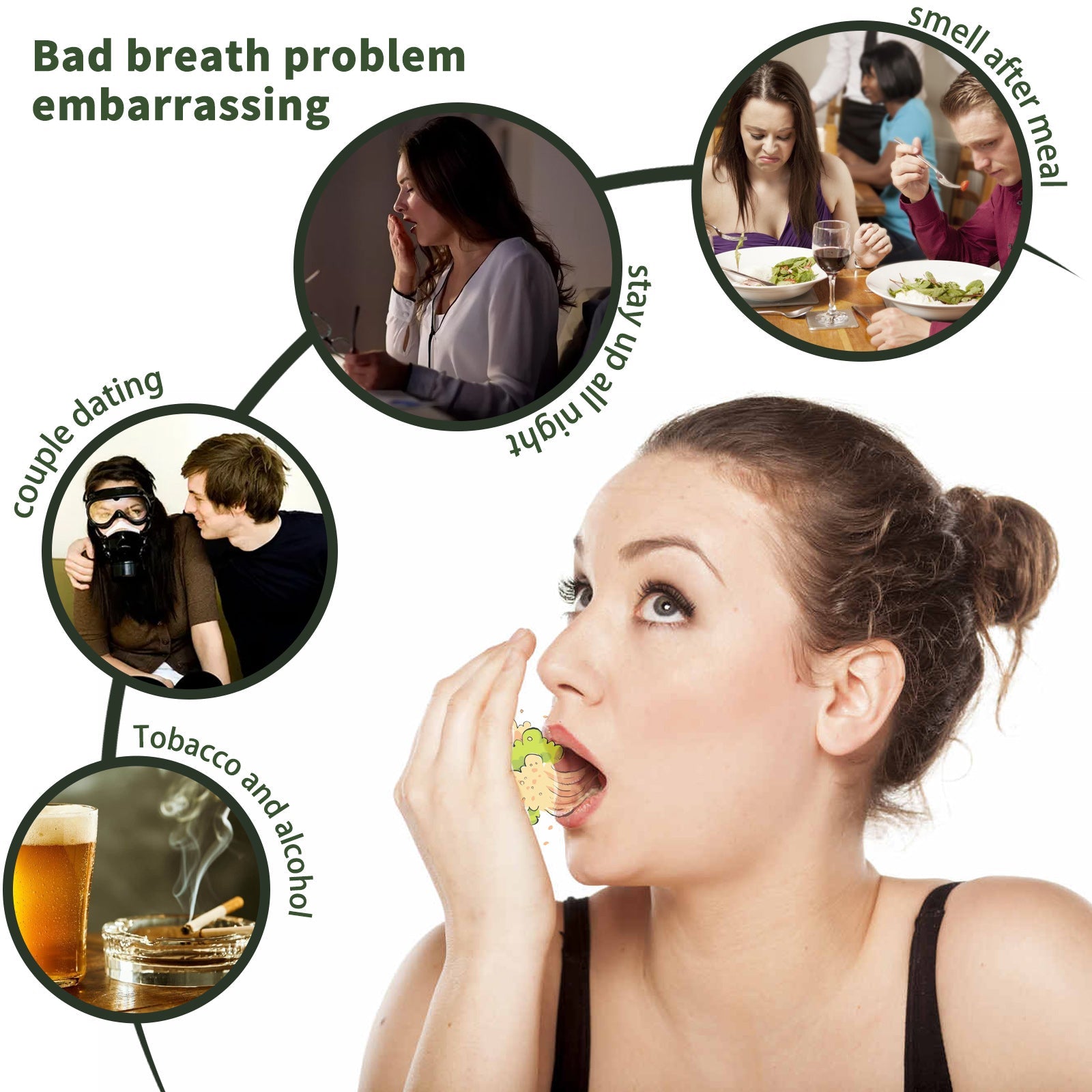 Probiotic Breath Freshener, Removes Bad Breath And Leaves Fragrance Probiotic Freshness Instant Mouth Spray