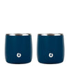 Stainless Steel Rocks Glass, Set of 2 - Navy