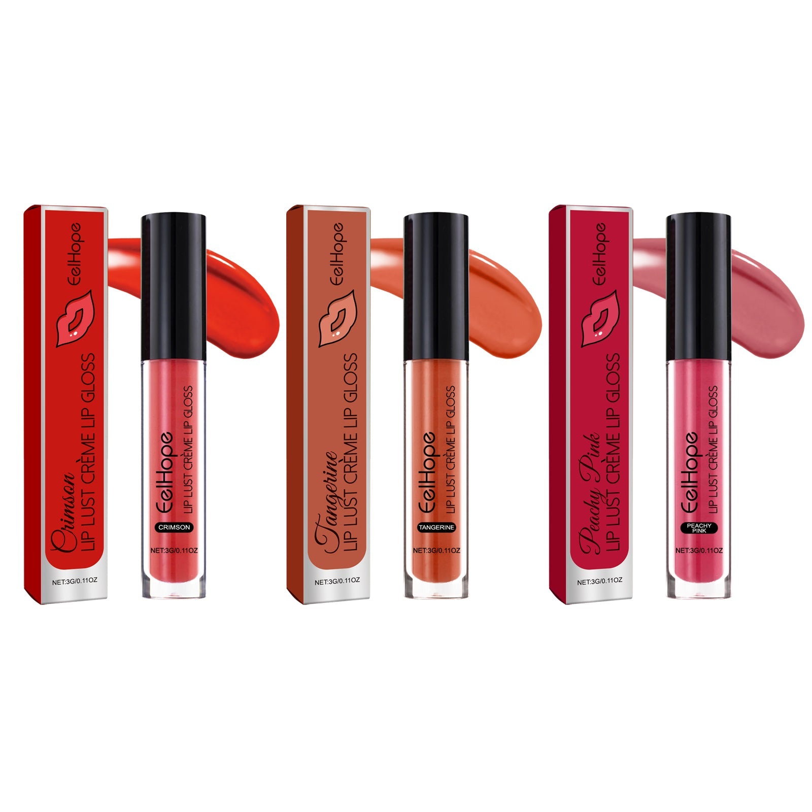 Lip Glaze, Moisturizing And Hydrating, Easy To Color, Not Easy To Stick Cup Long-Lasting Portable Lipstick Glaze