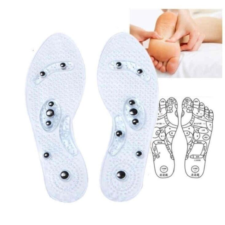 1Pair Shoe Gel Insoles Feet Magnetic Therapy Health Care for Men Comfort Pads Foot Care Relaxation Gifts