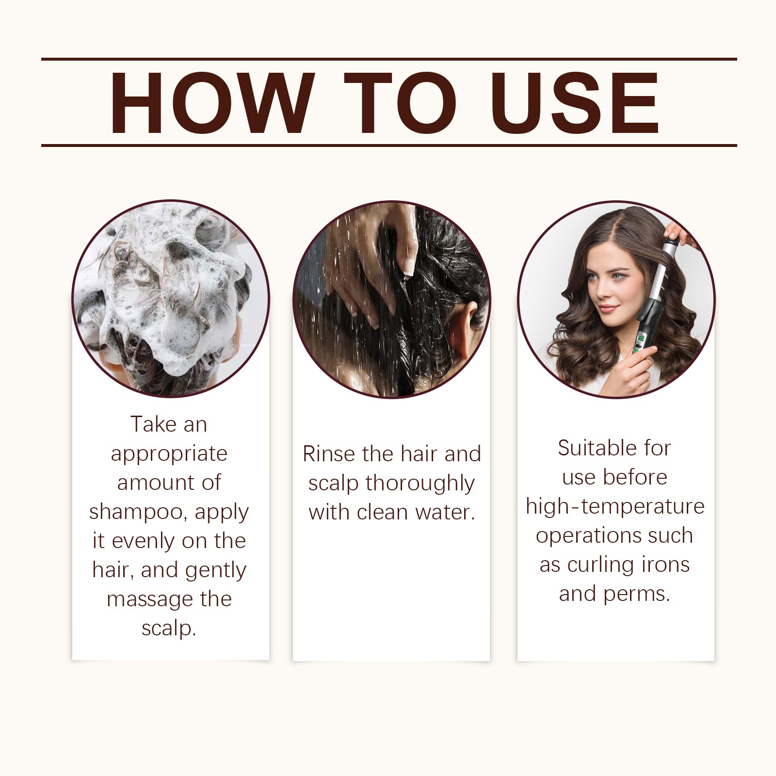 Thermal Protection Repair Shampoo Nourishes And Restores Dry And Irritated Hair Smooth And Glossy Oil Control Shampoo