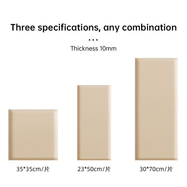 Kids' 3D Wall Stickers, Self - adhesive Soft Leather Bags, Anti - collision Wall & Bedhead Panels, 2 - 8 pcs